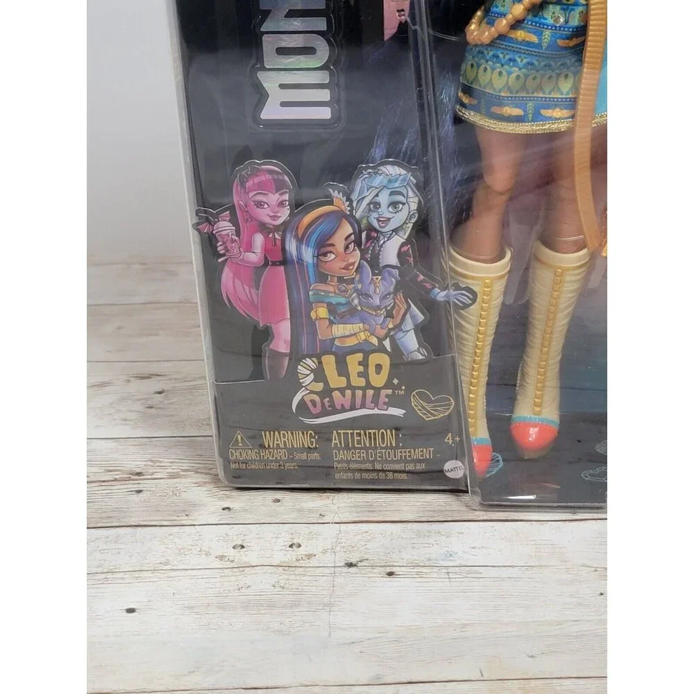 Monster‎ High CLEO DeNILE w/Tut Pet G3 Reboot Mattel 2022 Fashion Doll New